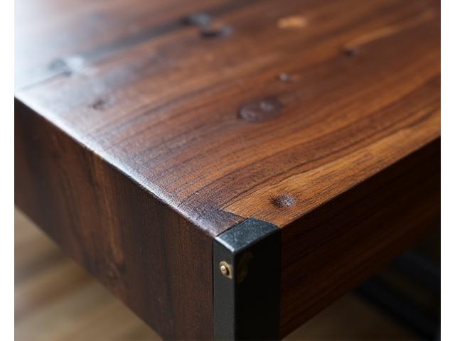Massiver Holztisch für Wohnzimmer